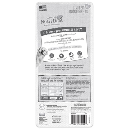 Nylabone Nutri Dent Filet Mignon Textured Edible Dog Dental Treat Souper – XL Dog Dental Chew UAE