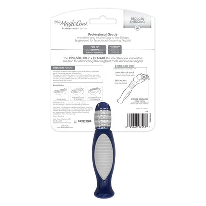 Four Paws Magic Coat Professional Series 2-In-1 Quick Shed Dematter Tool One Size