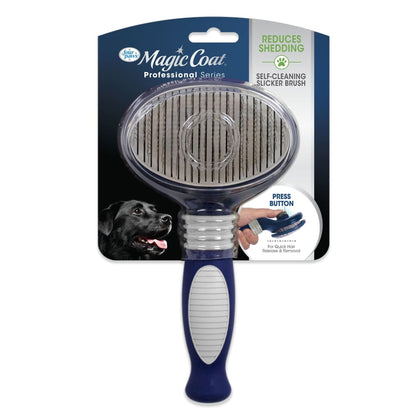 Four Paws Magic Coat Professional Series Self Cleaning Slicker Large One Size