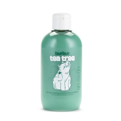 Burbur Dog and Cat Tea Tree Relaxing Shampoo (400 ml) - Made in Spain