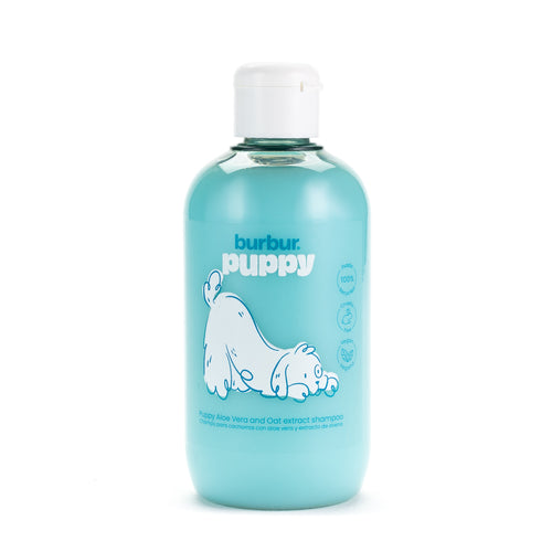 Burbur Dog and Cat Puppy Aloe Vera & Oat Shampoo (400 ml) - Made in Spain