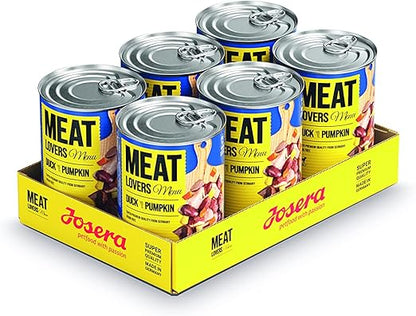 Josera Meat Lovers Menu Duck with Pumpkin Dog Wet Food 400g