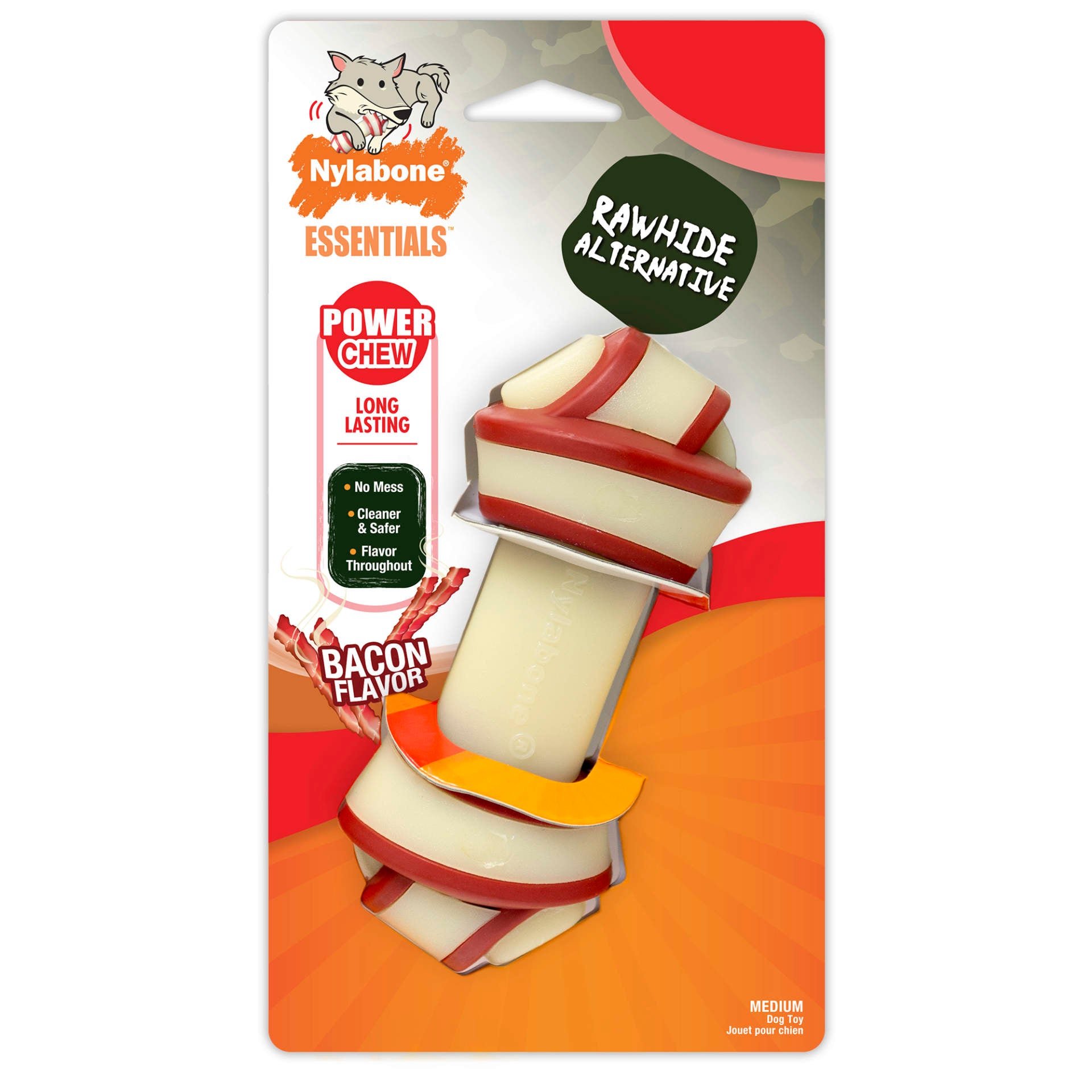Nylabone Power Chew Rawhide Alternative Knot Bone Giant – Safer Rawhide Alternative Dog Chew UAE