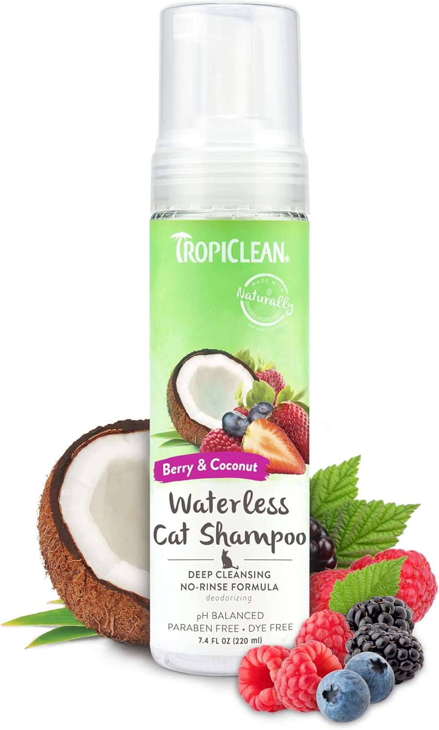 Tropiclean Waterless CAT Shampoo Deep