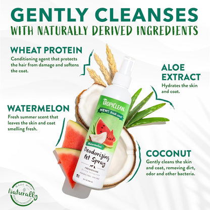 TropiClean Watermelon Deodorizing Pet Spray