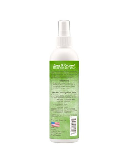 TropiClean Lime & Coconut Deodorizing Spray for Pets, 8oz