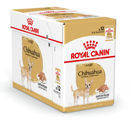 Royal Canin Breed Health Nutrition Chihuahua Adult (Wet Food - Pouches) Pack of 12