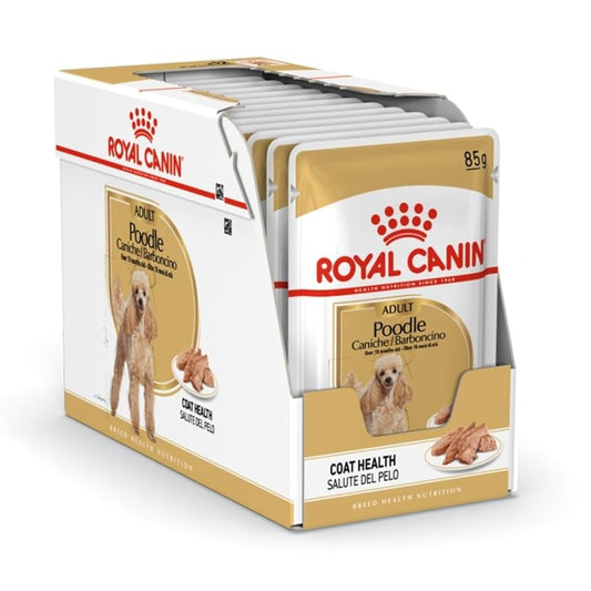 Royal Canin Breed Health Nutrition Poodle Adult (WET FOOD - Pouches) Pack of 12