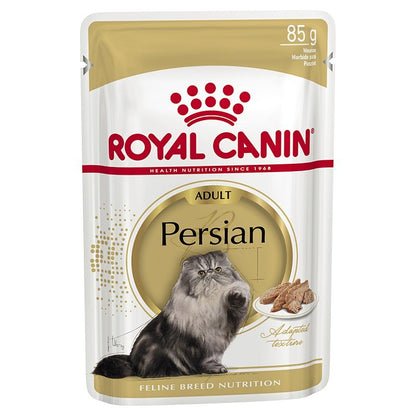 Royal Canin Feline Breed Nutrition Persian (WET FOOD - Pouches) Pack of 12