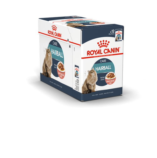 Royal Canin Feline Care Nutrition Hairball Gravy (WET FOOD - Pouches) Pack of 12