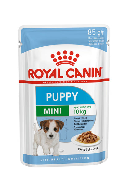 Royal Canin Size Health Nutrition Mini Puppy (Wet Food - Pouches) 12 x 85 g