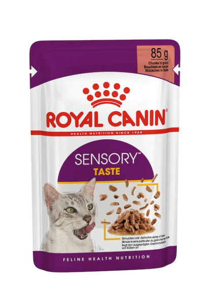 Royal Canin Feline Health Nutrition Sensory Taste (WET FOOD - POUCH) 85G Pack of 12