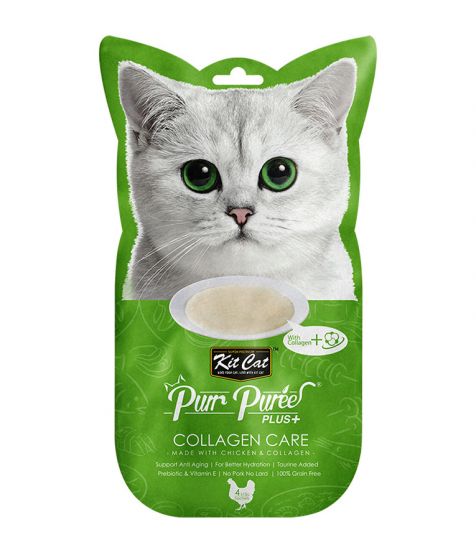 Kit Cat Puree Plus Collagen Care (Chicken) 60g
