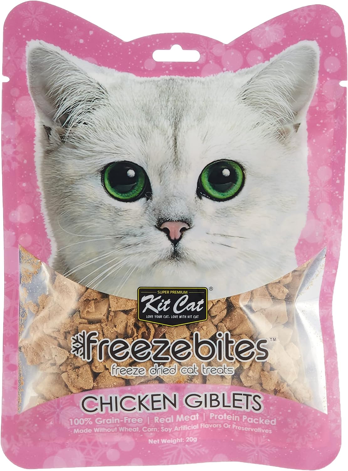 Kit Cat Freeze Dried Chicken Giblets 20g