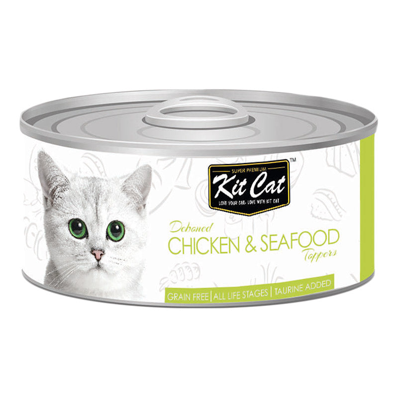 Kit Cat Chicken & Seafood Toppers 80g