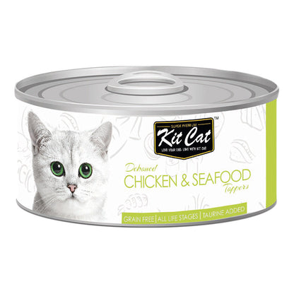 Kit Cat Chicken & Seafood Toppers 80g
