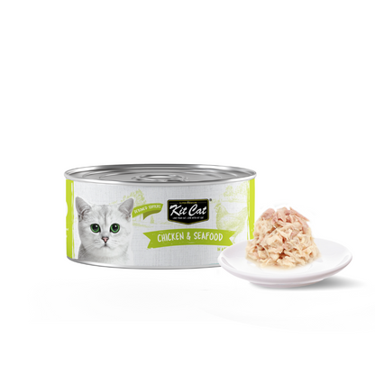 Kit Cat Chicken & Seafood Toppers 80g