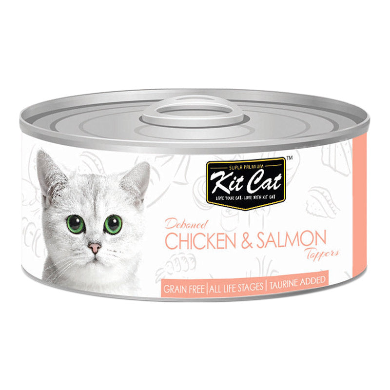 Kit Cat Chicken & Salmon Toppers 80g