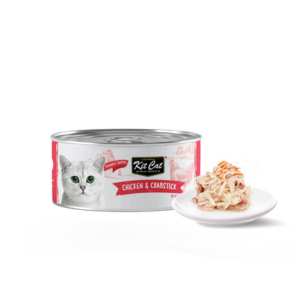 Kit Cat Chicken & Crabstick Toppers 80g