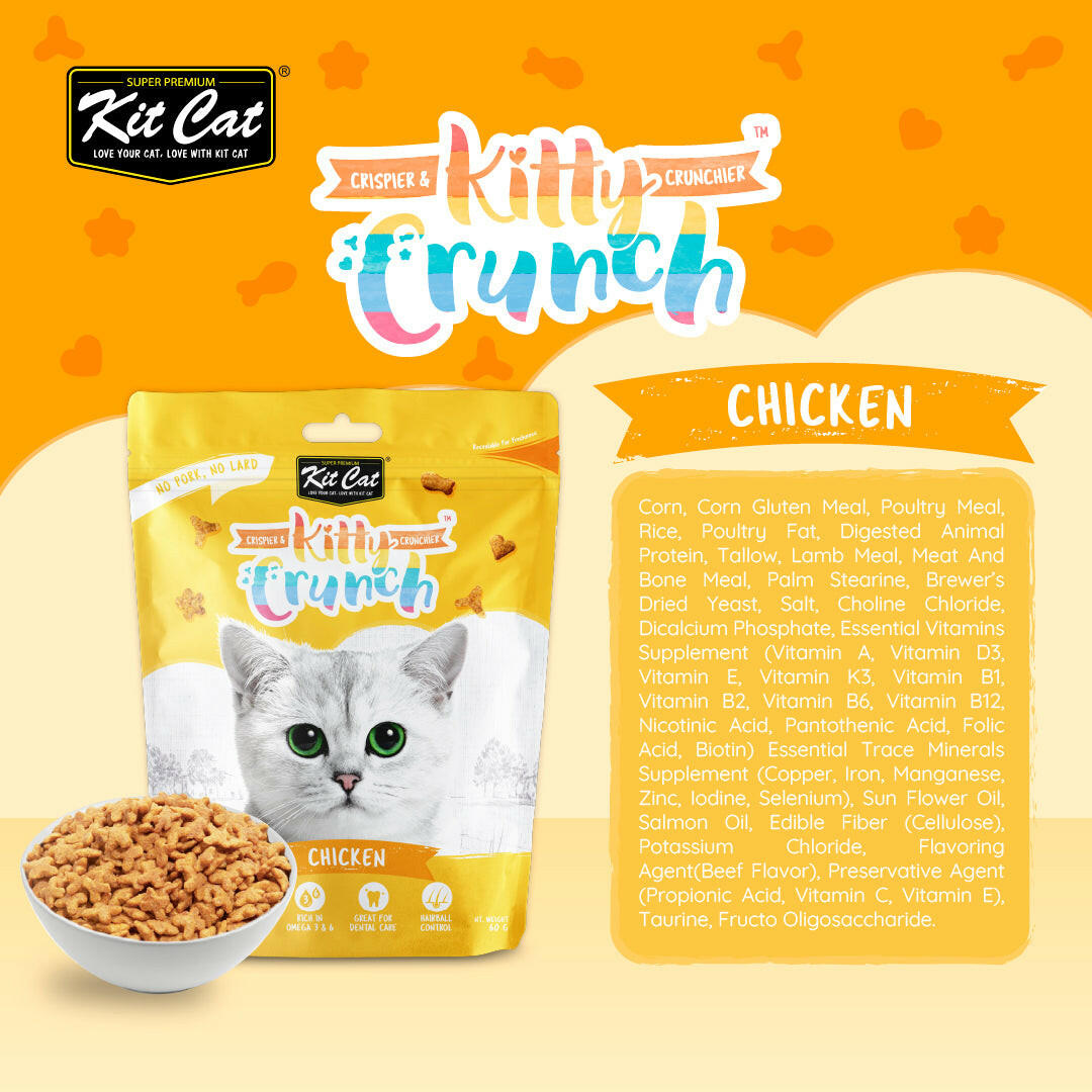 Kit Cat - Kitty Crunch Chicken Flavor (60g)