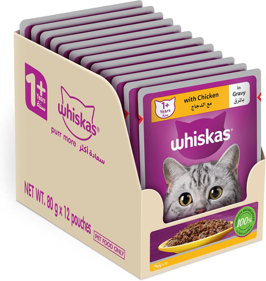 Whiskas Chicken Gravy wet food 80g