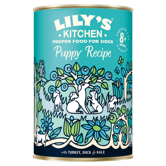 Lily's Kitchen Turkey & Duck Recipe Puppy Food (400g)