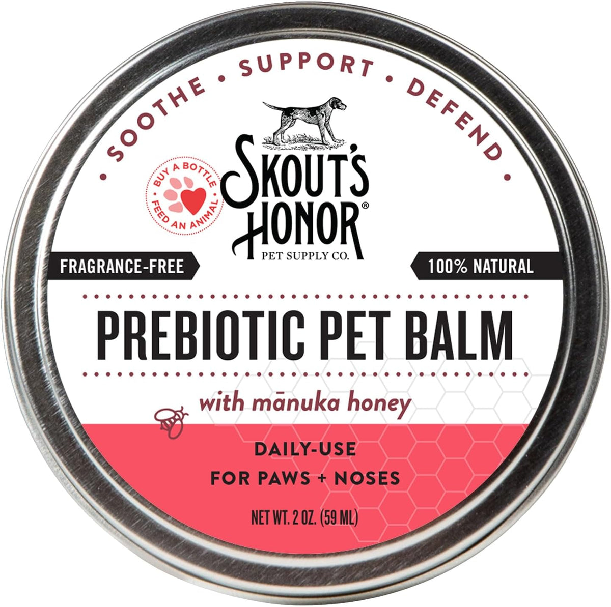 Skouts Honor Prebiotic Pet Balm 60Ml/2OZ Pet Essentials & Wellness