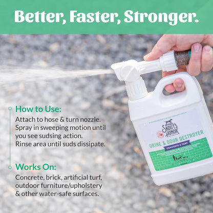 Skouts Honor Urine & Odor Destroyer Concrete & Turf 950 ML Pet Essentials