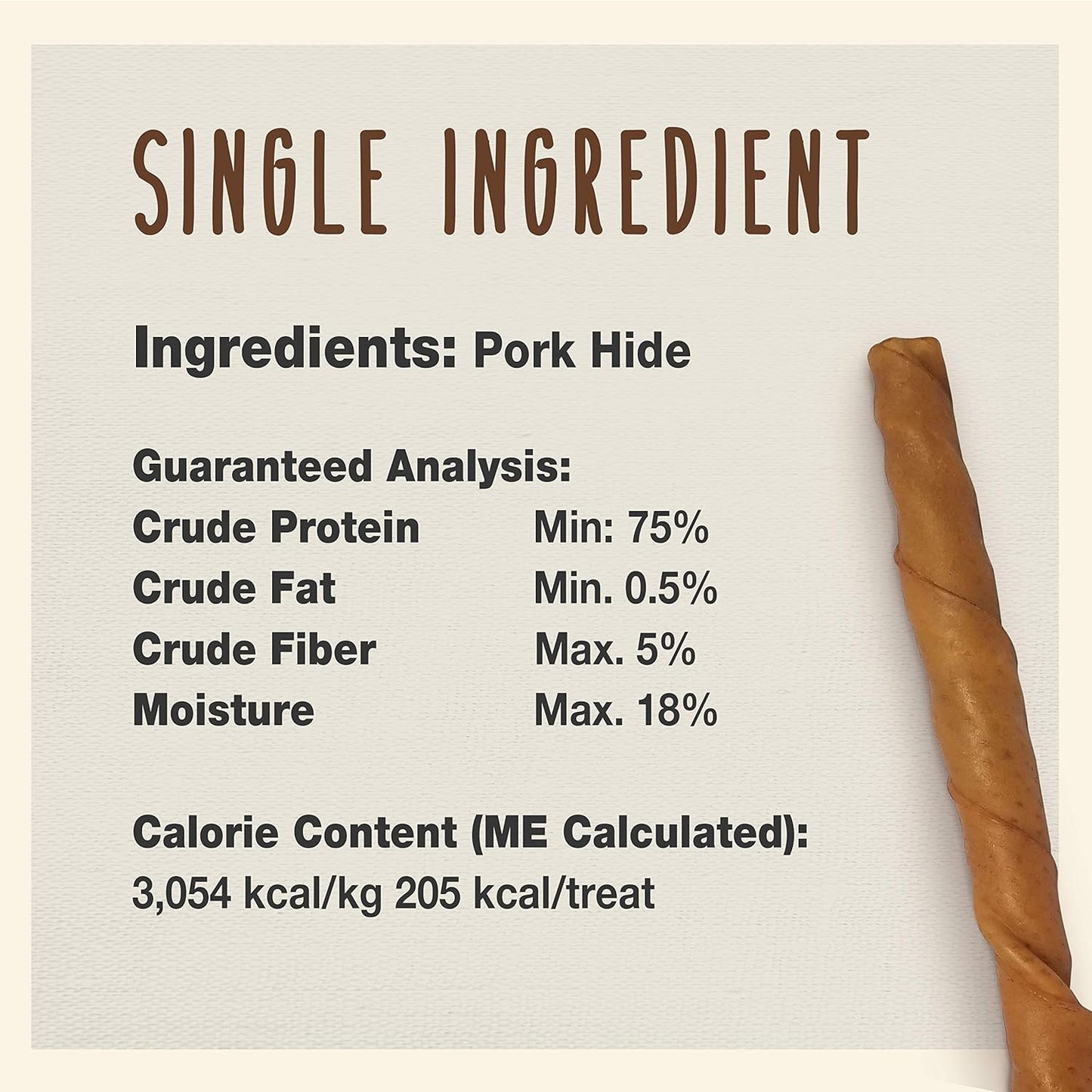 Cadet 10"/5 pk. Pork Roll Twists Dog Treats & Chews