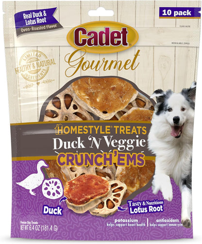 Cadet 10 pk Duck N Veggie Crunchems Dog Treats & Chews