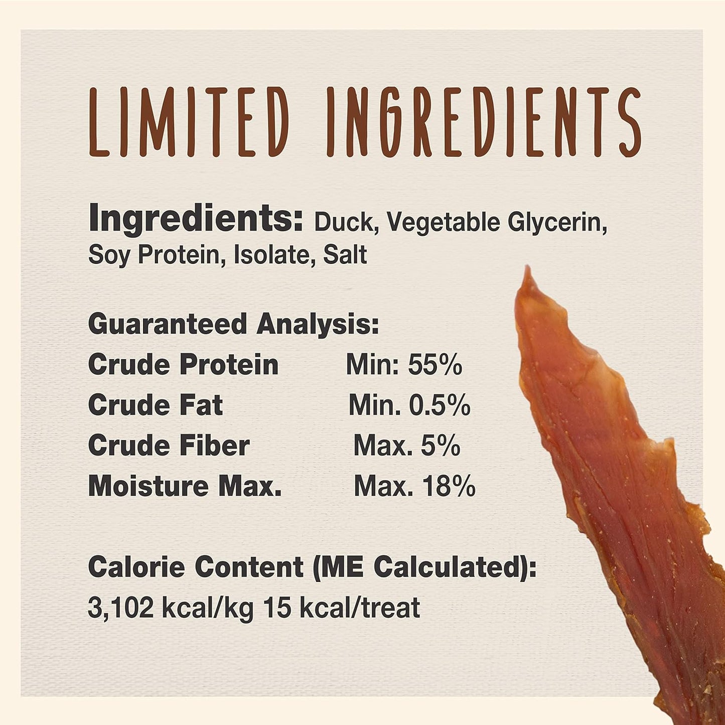 Cadet 3 oz. Duck Breast Dog Treats & Chews