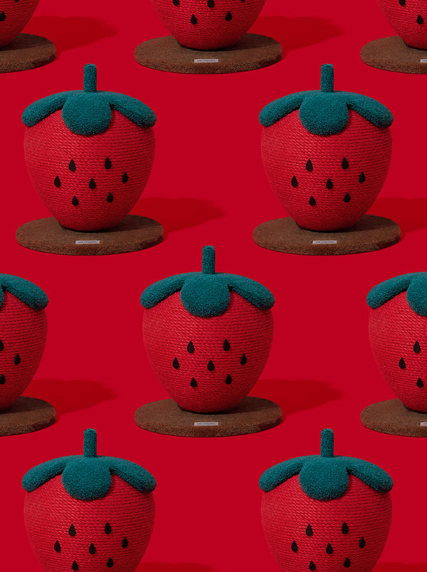 VETRESKA Strawberry Cat Scratching Ball