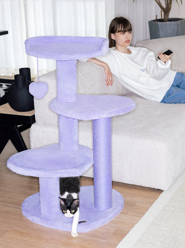 VETRESKA Heartpurrple Cat Climber (Four Platforms)