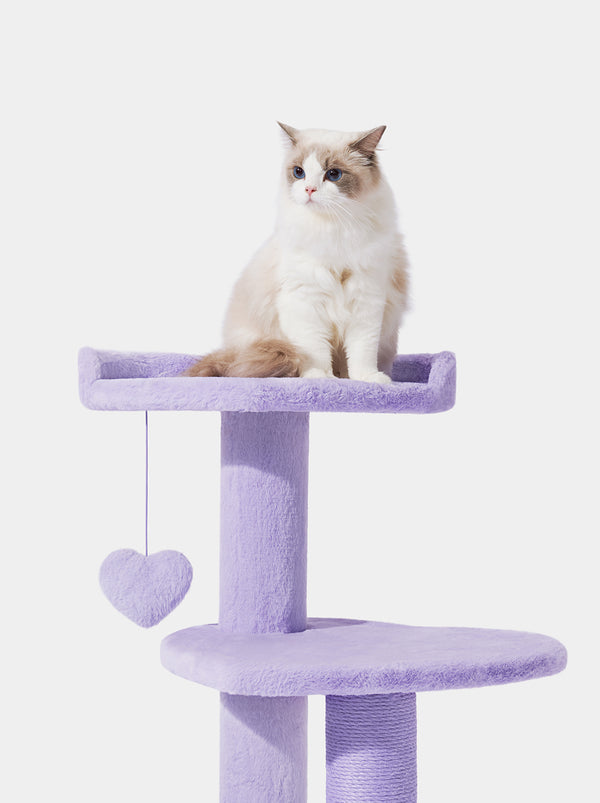 VETRESKA Heartpurrple Cat Climber (Four Platforms)
