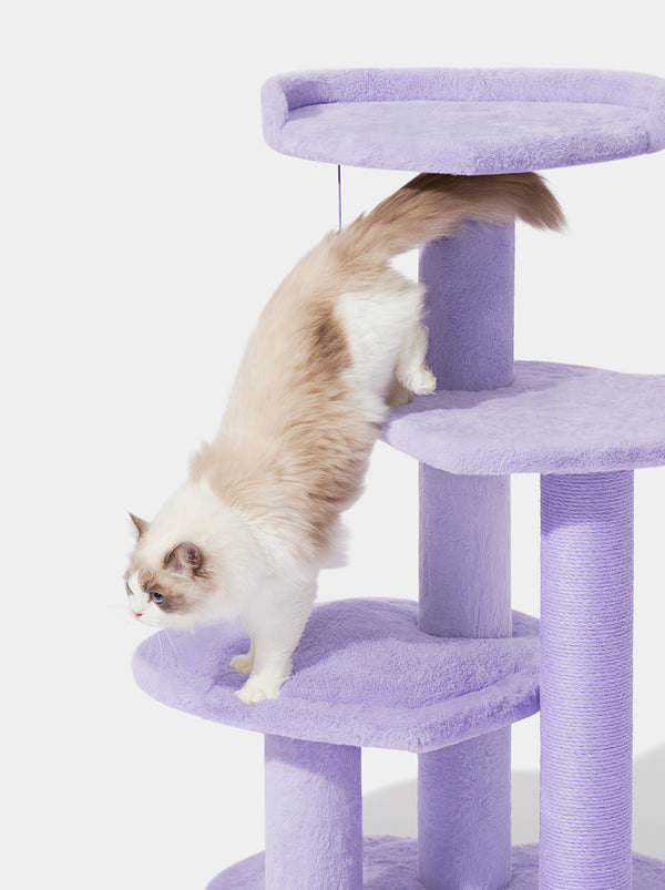 VETRESKA Heartpurrple Cat Climber (Four Platforms)