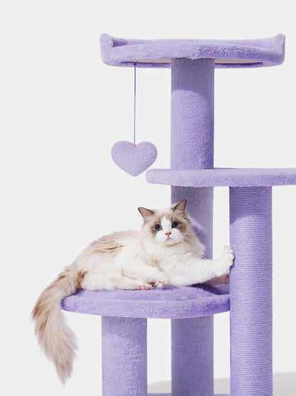 VETRESKA Heartpurrple Cat Climber (Four Platforms)