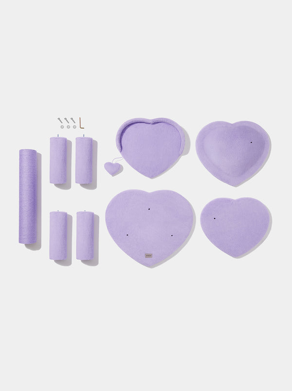 VETRESKA Heartpurrple Cat Climber (Four Platforms)