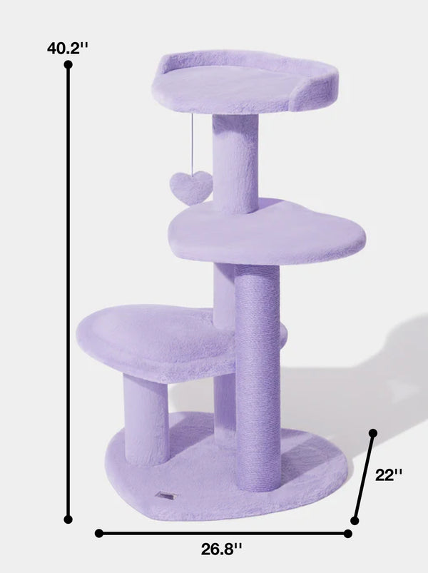VETRESKA Heartpurrple Cat Climber (Four Platforms)
