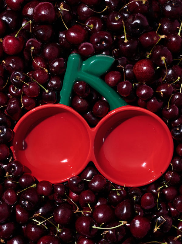 VETRESKA Cherry Ceramic Pet Bowl(NEW)