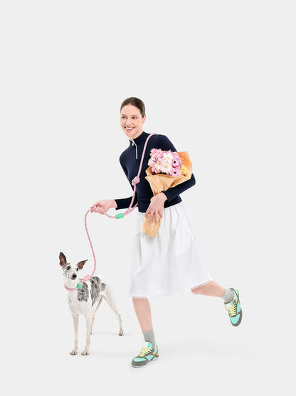 VETRESKA Connect Hands-Free Rope Leash for Pets (Flora)