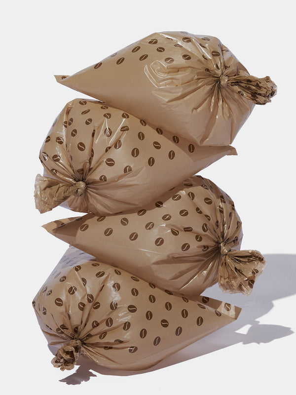 VETRESKA Coffee Pet Poop Bags & Dispenser (1 Dispenser + 1 Roll)