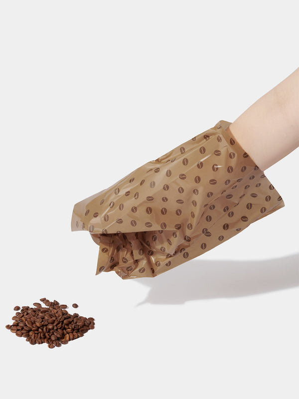 VETRESKA Coffee Pet Poop Bags & Dispenser Set (1 Dispenser + 7 Rolls)