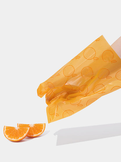 VETRESKA Tangerine Pet Poop Bags & Dispenser (1 Dispenser + 1 Roll)