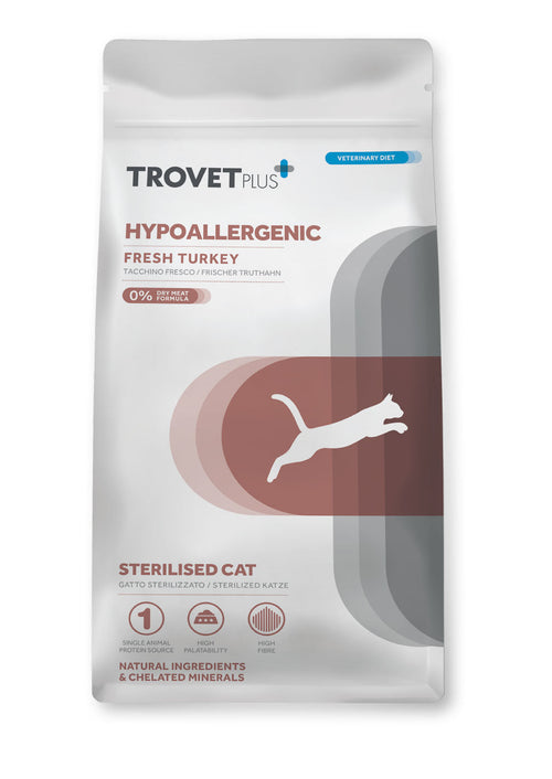 Trovet Plus Sterilised Hypoallergenic Turkey Dry Food 2.5 Kg