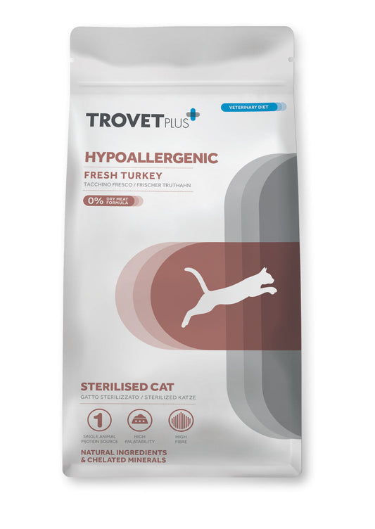 Trovet Plus Sterilised Hypoallergenic Turkey Dry Food 2.5 Kg