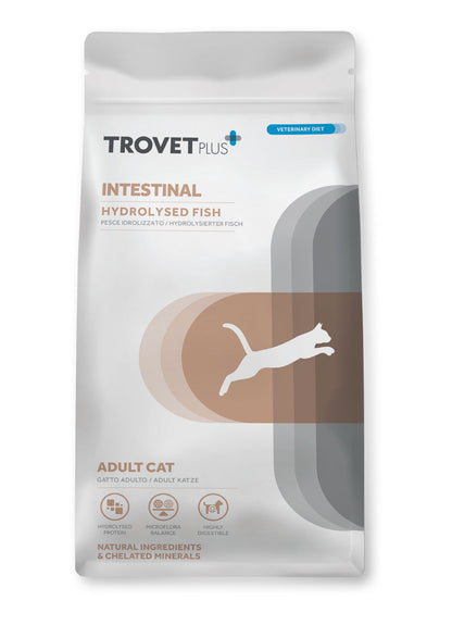 Trovet Plus Adult Cat Intestinal Hydrolised White Fish Dry Food 2.5 Kg