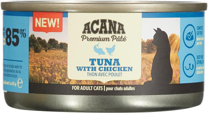 Acana Premium Tuna & Chicken Pate Cat Wet Food - 85g