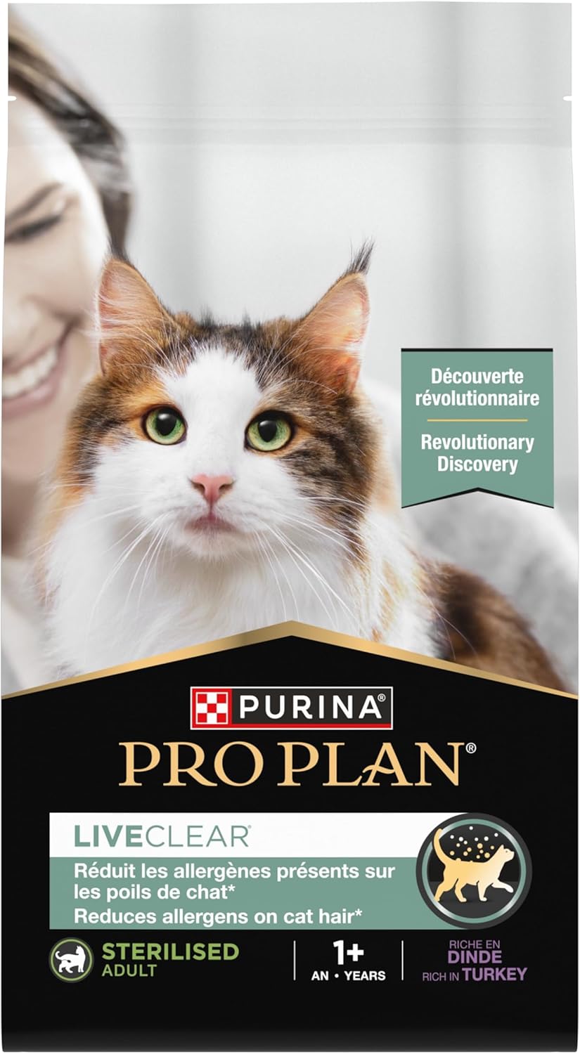 Pro Plan STERILIZED CAT TURKEY LIVECLEAR DRY FOOD 1.4kg