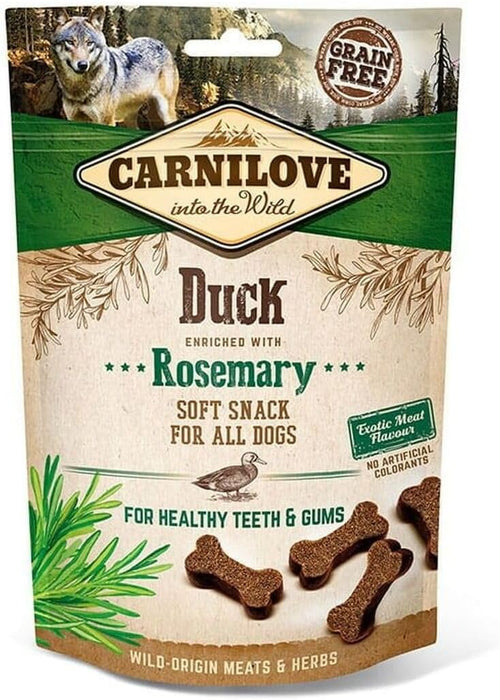 Carnilove Duck enriched with Rosemary Soft Snack for Dogs 200g
