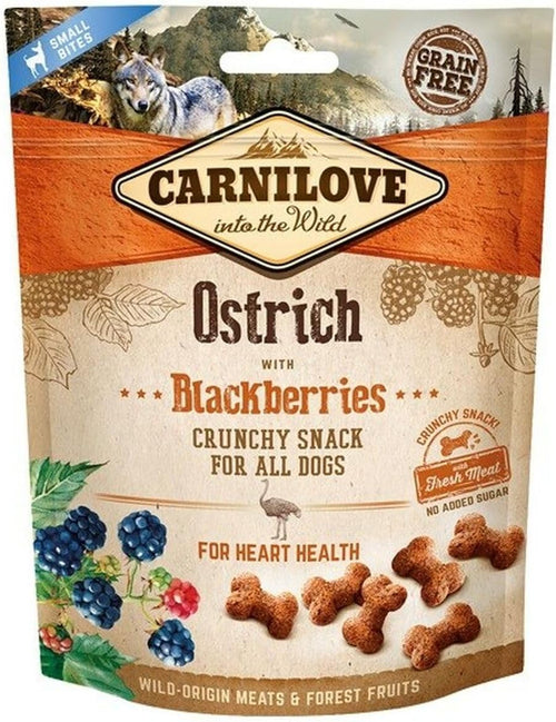 Carnilove Ostrich with Blackberries Crunchy Snack for Dogs 200g